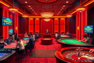 Exciting casino scene at winvn88.live showcasing players engaged in gaming.