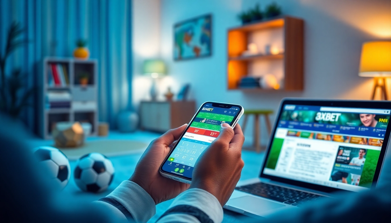 Engaging user experience on 8xbet.com.se showcasing online sports betting on mobile.