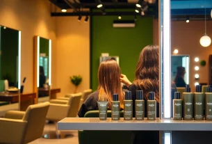 Experience luxury at addendum salon with vibrant hair colors and expert stylists.