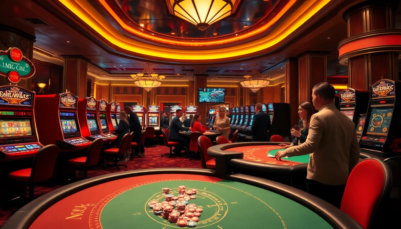 Experience the thrill of winning at https://nohu906.pro/ with vibrant poker tables and captivating slot machines.